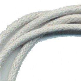Baumwollband mit Silber-Verschluss, grau, 1,5mm x 45cm
