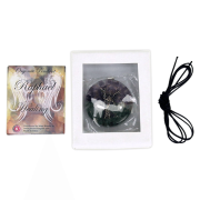 Anhänger - Orgonit - Erzengel Gabriel - Rund - Mondstein und Bergkristall - ca. 4 cm