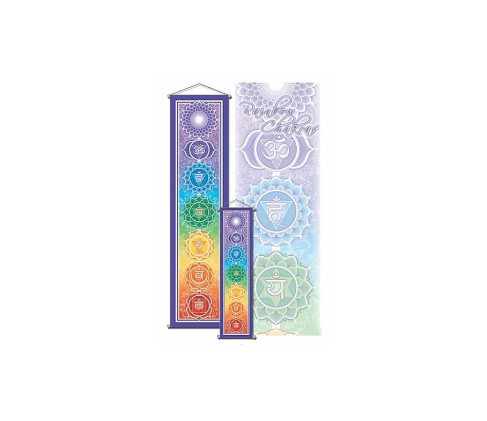 Wanddekoration - Wandbehang - Chakra - Klein - ca. 15x60 cm