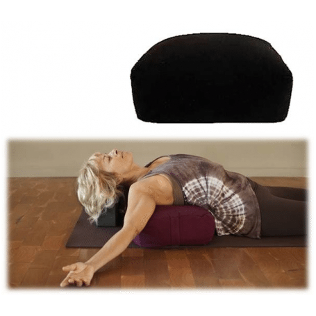 Kissen - Meditation & Yoga - Rechteckig - Baumwolle - schwarz - ca. 38x28x13 cm
