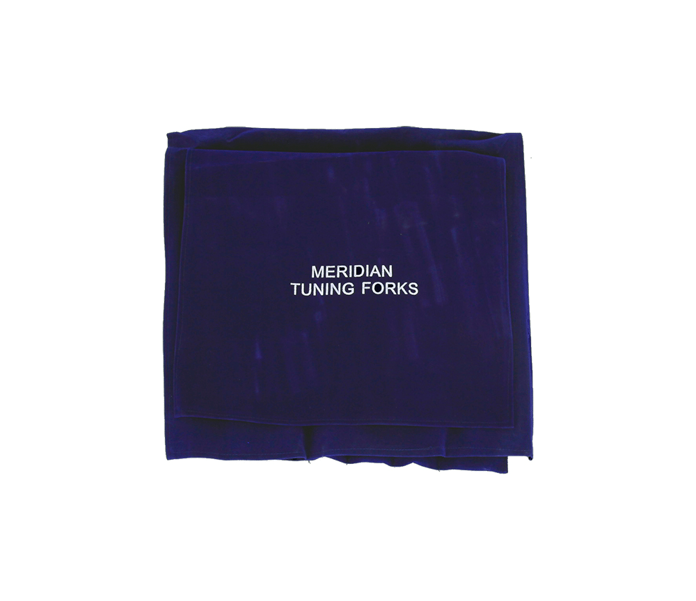 Stimmgabel - Meridian Set - 12 Meridiane + 2 zen. Gefäße - aus Aluminium - 14 er Set - ca. 40x37 cm