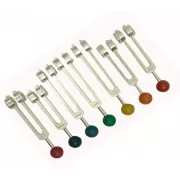 Stimmgabel - Chakra Set - Chakra Nr. 1 - alle 7 Chakren - 7er Set - aus Aluminium