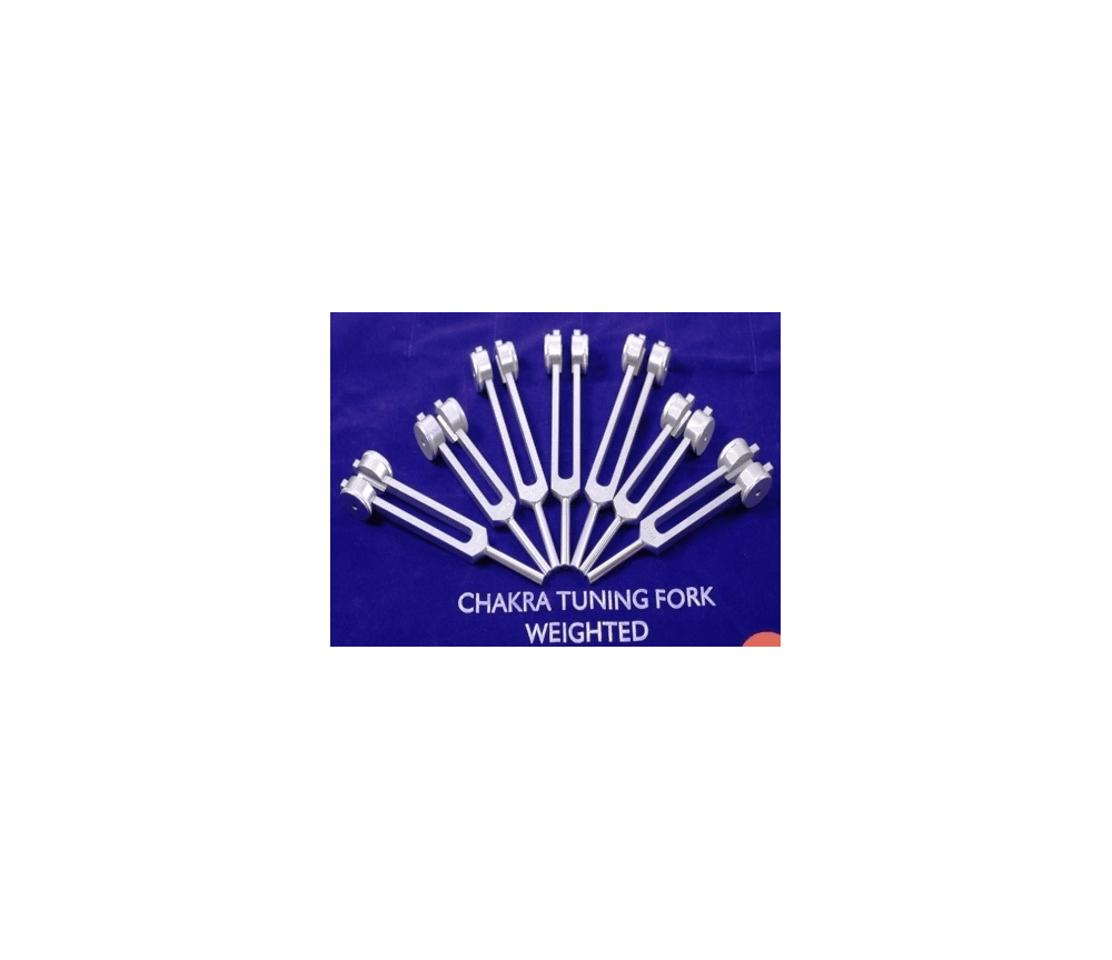 Stimmgabel - Chakra Set - Chakra Nr. 1 - alle 7 Chakren - 7er Set - aus Aluminium