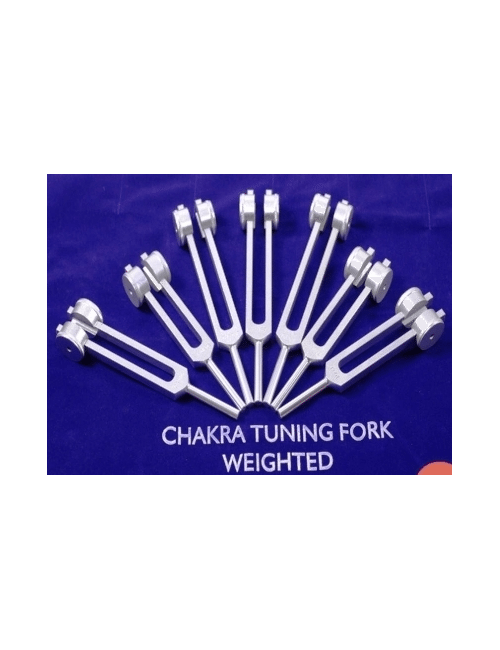 Stimmgabel - Chakra Set - Chakra Nr. 1 - alle 7 Chakren - 7er Set - aus Aluminium