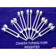 Stimmgabel - Chakra Set - Chakra Nr. 1 - alle 7 Chakren - 7er Set - aus Aluminium