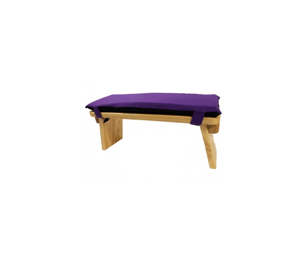 Meditationsbank - Kissen - Auflange für Meditationsbank - Baumwolle - Violett - ca.48x17x3 cm