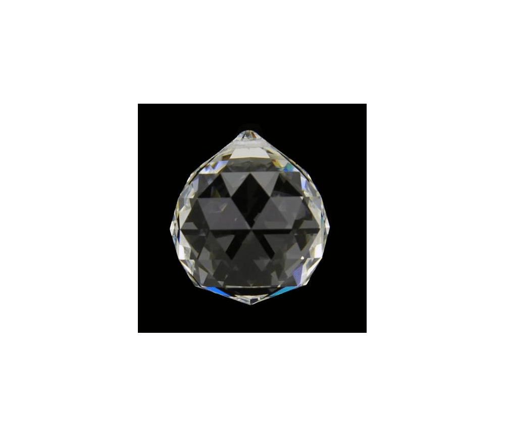 Feng-Shui - Regenbogen - Kristall - Kugel - klar - AAA Qualität - ca. 4 cm