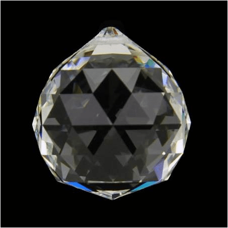 Feng-Shui - Regenbogen - Kristall - Kugel - klar - AAA Qualität - ca. 4 cm