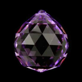 Feng-Shui - Regenbogen - Kristall - Kugel - Violett - AAA Qualität - ca. 4 cm