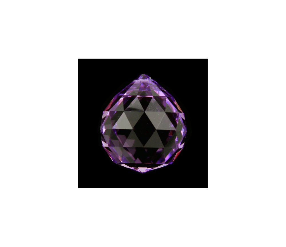 Feng-Shui - Regenbogen - Kristall - Kugel - Violett - AAA Qualität - ca. 4 cm
