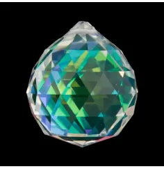 Feng-Shui - Regenbogen - Kristall - Kugel - Perlmutt Dunkel - AAA Qualität - ca. 4 cm