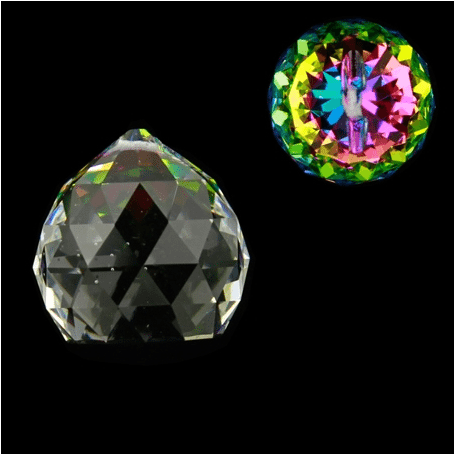 Feng-Shui - Regenbogen - Kristall - Kugel - Multicolor - AAA Qualität - ca. 5 cm