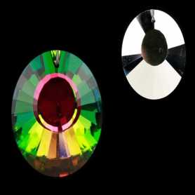 Feng-Shui - Regenbogen - Kristall - Oval/Panorama - Multicolor - ca. 3,7x5 cm