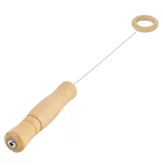 Tensor - Einhandrute - mit Birken Holzring Spitze - ca. 35cm