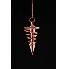 Pendel - Spirale - Messing - Kupferfarben - ca. 4cm