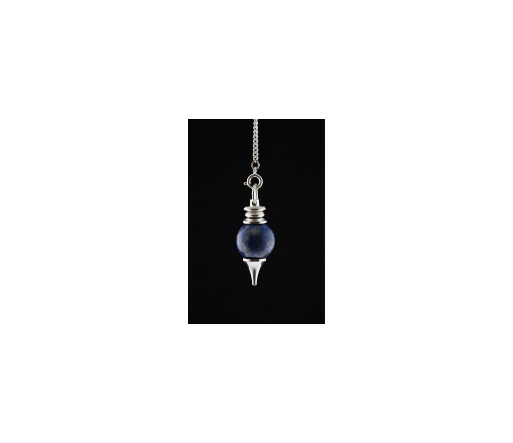 Pendel - Edelstein - Lapislazuli - Silber - ca. 3,5x1,7cm