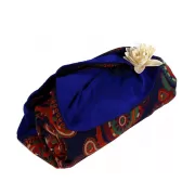 Decke - Mandala - für Strand, Picknick & Freizeit - Baumwolle - Blau/Grün -Rund - ca. 150 cm
