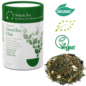 Solaris Tea - Bio-Tee - Grüner Sencha Tee - Chai - loser Tee - ca. 50gr