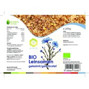 Keimkraft.at - BIO Leinsamen gekeimt geschrotet