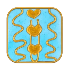 Ingrid Auer - Symbol Rückverbindung mit Avalon  hellblau