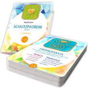 Ingrid Auer - Energetisiertes Kartenset  Schutzpatron-Symbole  DEUTSCH mit Guidebook