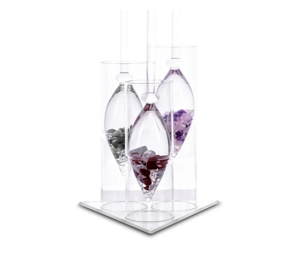 VitaJuwel - Halter 3-fach (Glas) - für Edelsteinphiolen