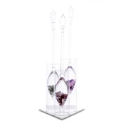 VitaJuwel - Halter 3-fach (Glas) - für Edelsteinphiolen