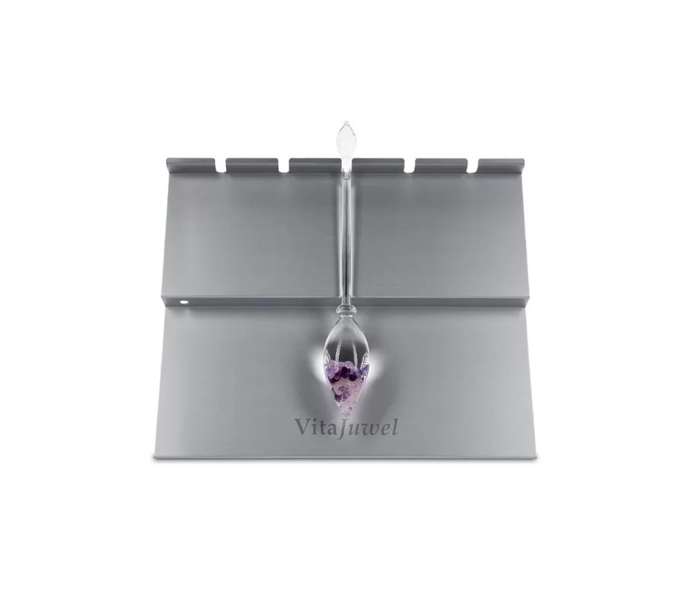 VitaJuwel - Halter 5-fach Edelsteinphiolen (Aluminium)