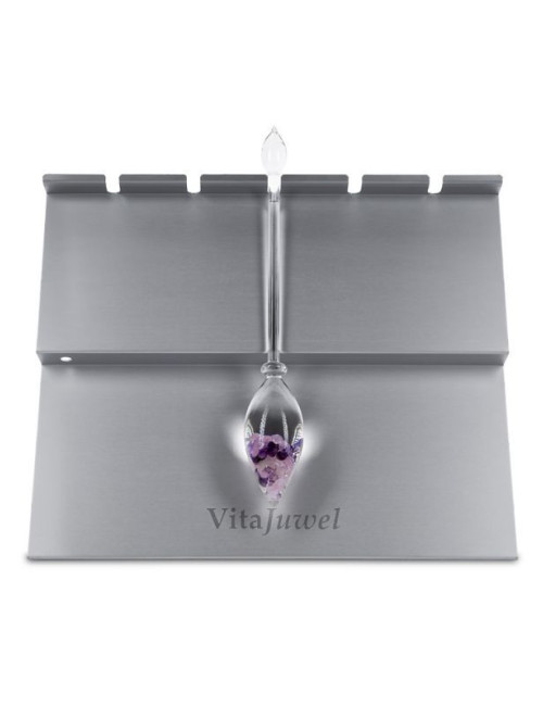 VitaJuwel - Halter 5-fach Edelsteinphiolen (Aluminium)