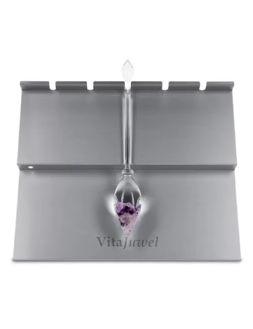 VitaJuwel - Halter 5-fach Edelsteinphiolen (Aluminium)