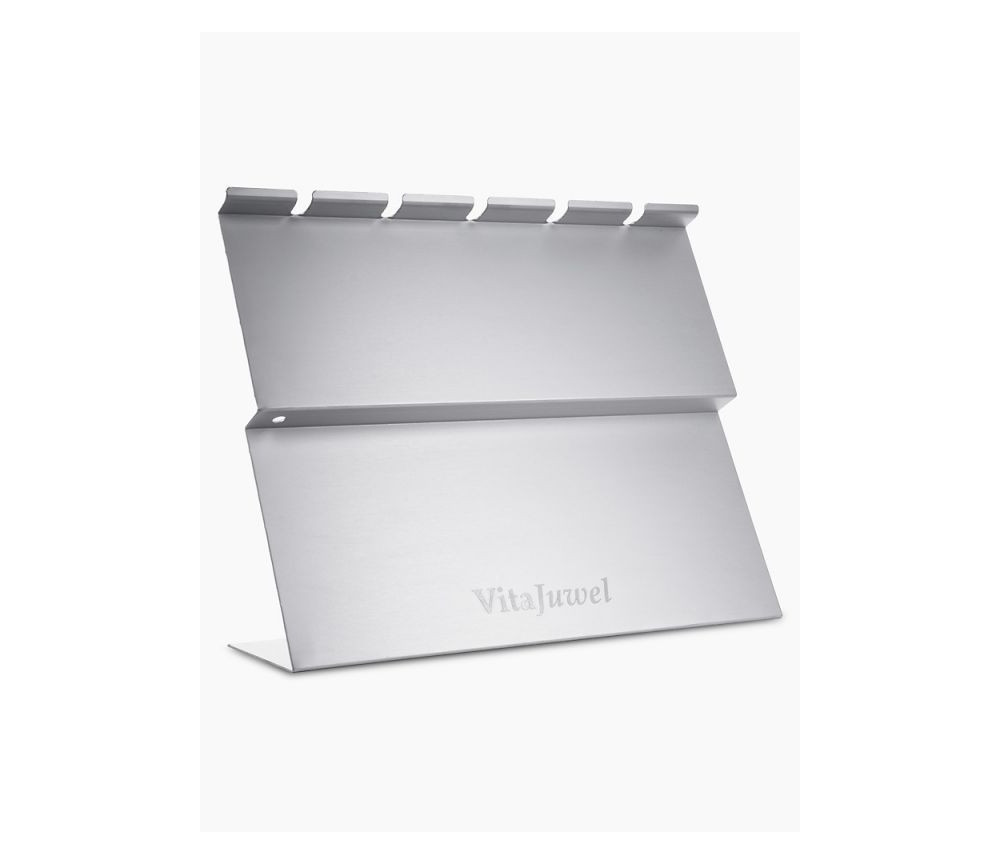 VitaJuwel - Halter 5-fach Edelsteinphiolen (Aluminium)