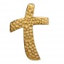 Anhänger Momentum-Kreuz, vergoldet, 3,8cm