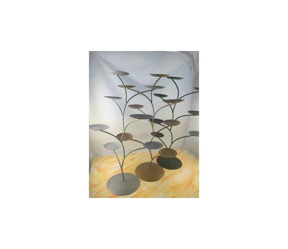 Teelichthalter - Capiz Muschel - Lotus Licht - Chakra - klein - 7er Set - Silber