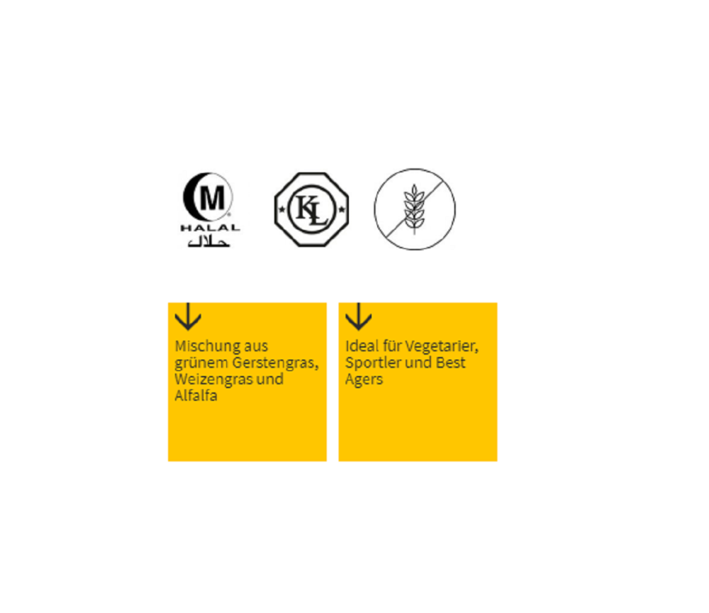 Forever - Forever Fields of Greens® -Nahrungsergänzungsmittel mit grünem Gerstengras, Weizengras und Alfalfa - 80 Presslinge