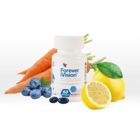 Forever - Forever iVision™ - Nahrungsergänzungsmittel - Sehkraft-Unterstützung mit Vitamin A, C, E und Zink - 60 Kapseln