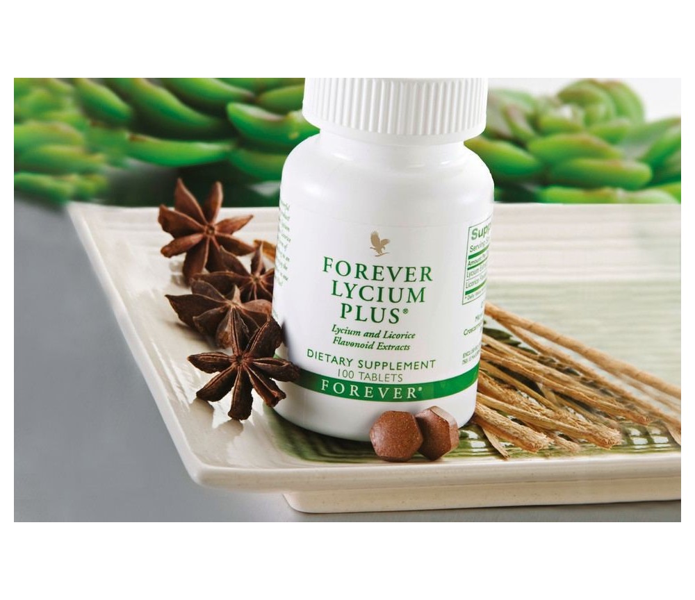 Forever - Forever Lycium Plus® - Nahrungsergänzungsmittel mit Lycium- und Süßholzwurzelextrakt - 100 Presslinge