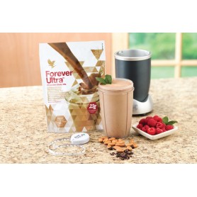 Forever - Forever Ultra™ Chocolate Shake Mix - - Eiweißshake aus nicht gentechnisch verändertem Soja-Eiweiß -  405g