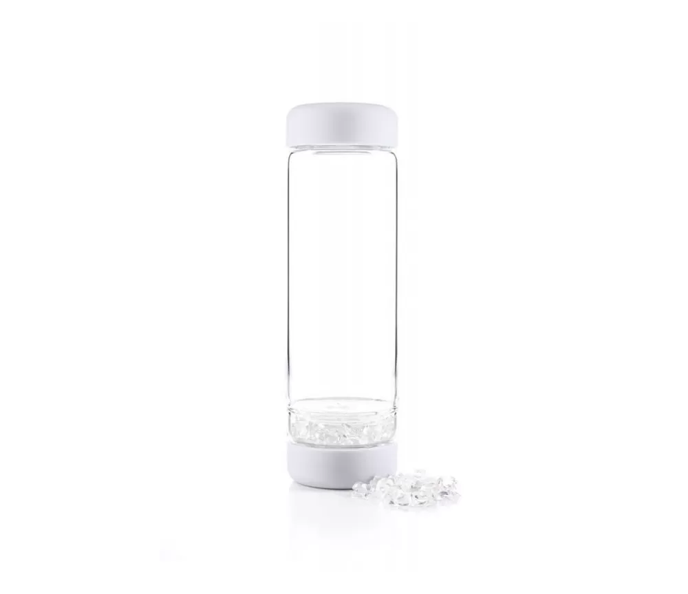 VitaJuwel - Trinkflasche inu! cloud white - Bergkristall