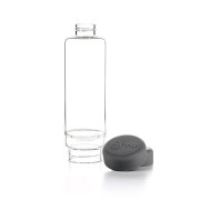 VitaJuwel - Trinkflasche inu! lava grey - Bergkristall