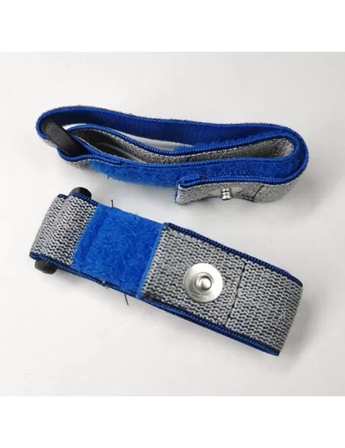 Armbandelektroden blau/grau - für Healy Gerät, TimeWaver, Elektro- & Tens- Stimulationsgeräte