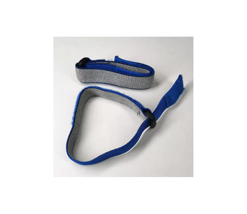 Armbandelektroden blau/grau - für Healy Gerät, TimeWaver, Elektro- & Tens- Stimulationsgeräte
