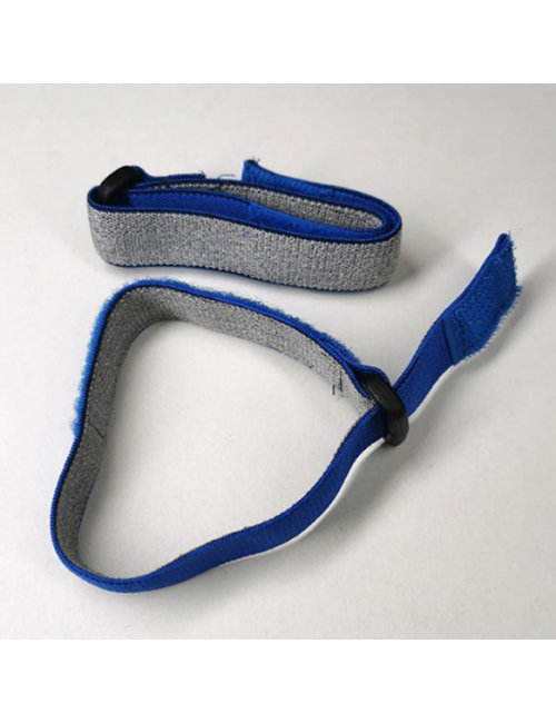 Armbandelektroden blau/grau - für Healy Gerät, TimeWaver, Elektro- & Tens- Stimulationsgeräte