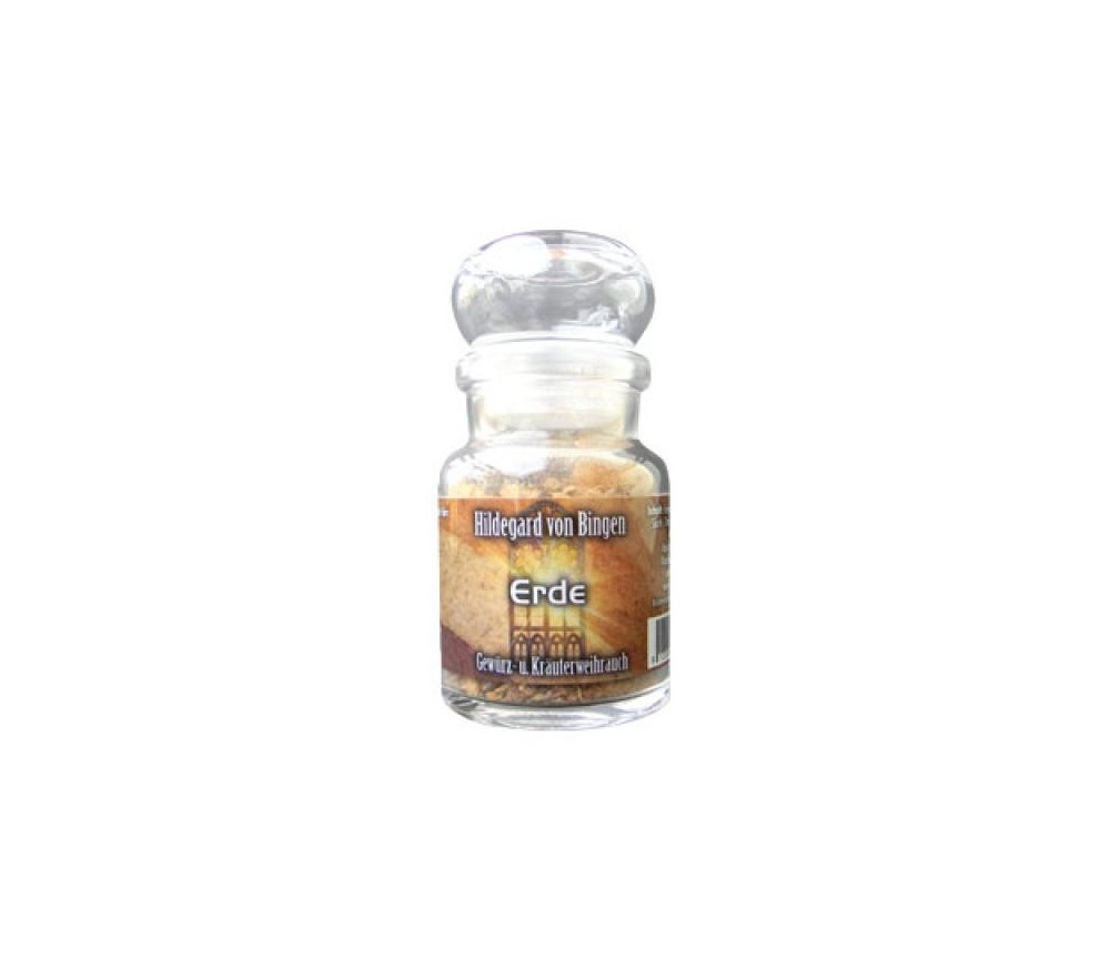 Engelalm - Räuchermischung - Hildegard Gewürz- & Kräuterweihrauch - 5-Elemente - Erde - 50ml