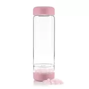 VitaJuwel - Trinkflasche inu! blossom rose - Rosenquarz
