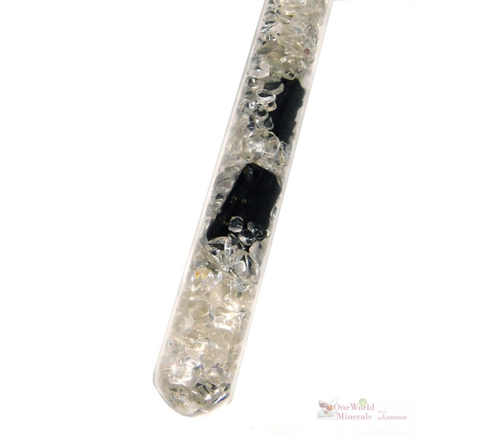 One World Minerals - Beschützt - mit Turmalin - quintESSENCE Edelsteinwasser-Stab-Select!