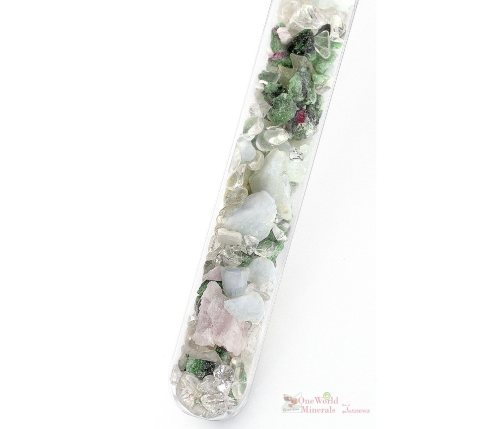 One World Minerals - Fisch - quintESSENCE Edelstein-STERNZEICHEN-Stab zur Trinkwasser-Energetisierung