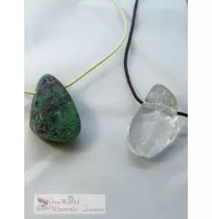 One World Minerals - Therapiestein Anhänger-Set "Dynamik & Regeneration"
