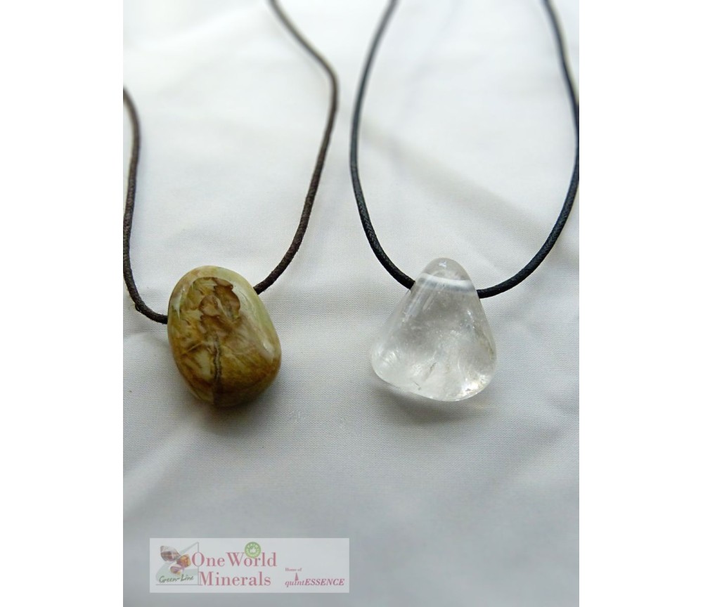 One World Minerals - Therapiestein Anhänger-Set "Erdung"