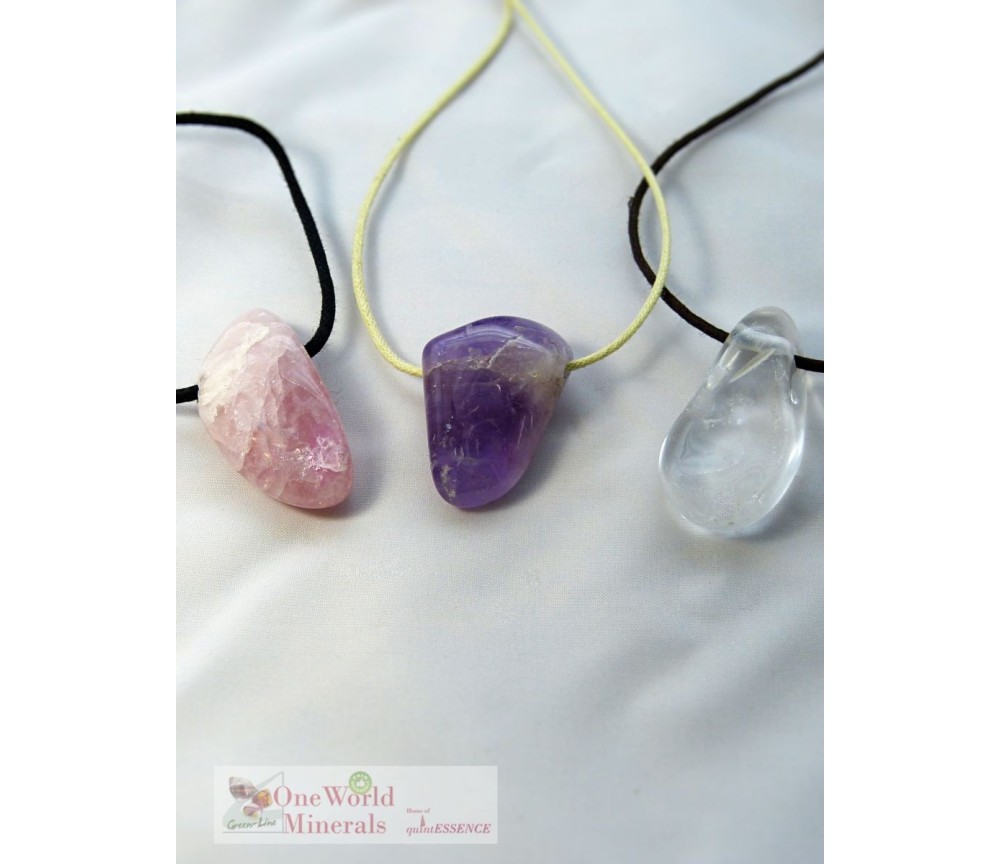One World Minerals - Therapiestein Anhänger-Set "Vitalmischung"