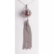 Kette mit Anhänger Himmlischer Klang - silber ca. 65 cm